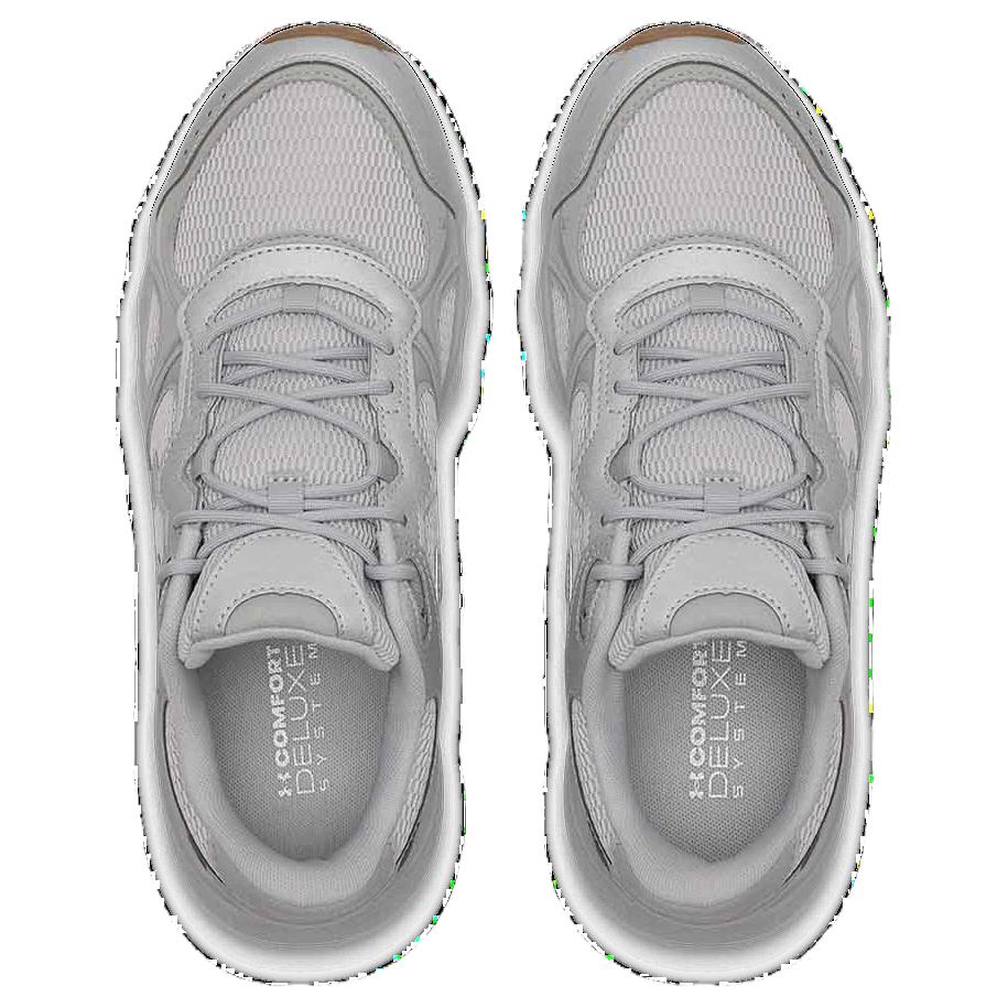 Under Armour Charged Vantage 2 Bequeme Vielseitige Low-Top Lifestyle Freizeitschuhe Herren Sneaker Silber 3028445-099