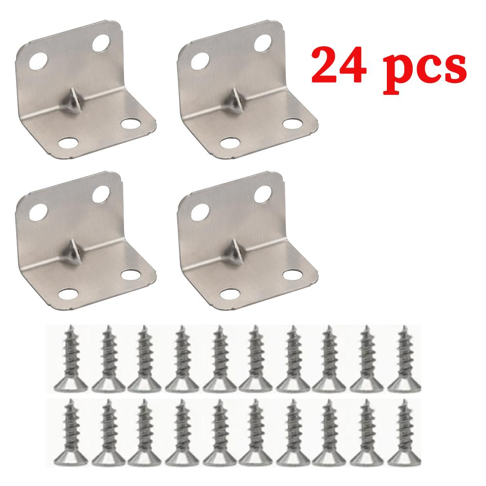 

24/40 шт. Металлический уголок, L-образный кронштейн, 90°, угловой код, ламинированная мебельная пластина, деревянная мебель, соединительные шкафы