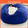 Color Large Solid Soft Plush Portable Living Room Lazy Sofa Cover Bean Bag Cover