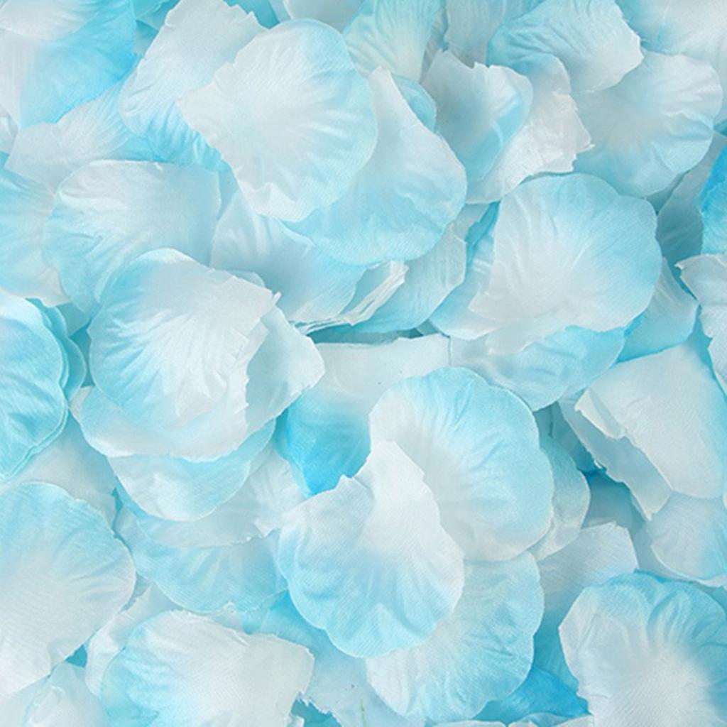 100pcs Reusable Artificial Rose Petals Decoration for Elegant Wedding Arrangement and Romantical Evening Party Setups