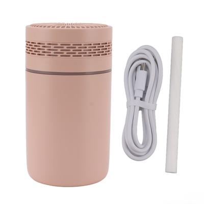 Renkli Nemlendirici USB Güçlü Gece Lambası Nemlendirici Mini Masaüstü Araba Nemlendirici Yatak Odası Ofis İçin Pembe