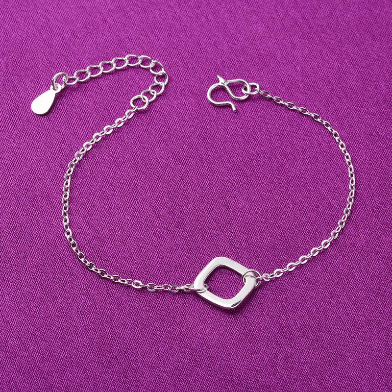 Silver Multi-layer Beaded Bracelet for Women - Fashionable Korean Style, Perfect Small Accessory or Gift