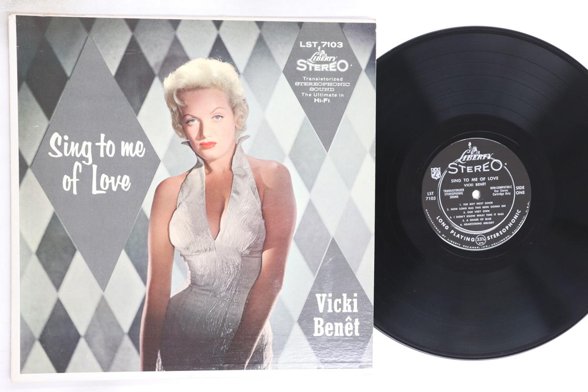 

Виниловая пластинка VICKI BENET - Sing To Me Of Love LST7103 LIBERTY 1959 США Поп Б/У