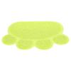 PVC-Katzenstreu-Matte, wasserdicht, rutschfest, Pfotenform, Futternapf, Tischset, Heimtierbedarf(Grüne Pfote