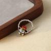 Copper Adjustable Fashionable Finger Ring For Women With Exquisite Geometric Design And Chic Aesthetic