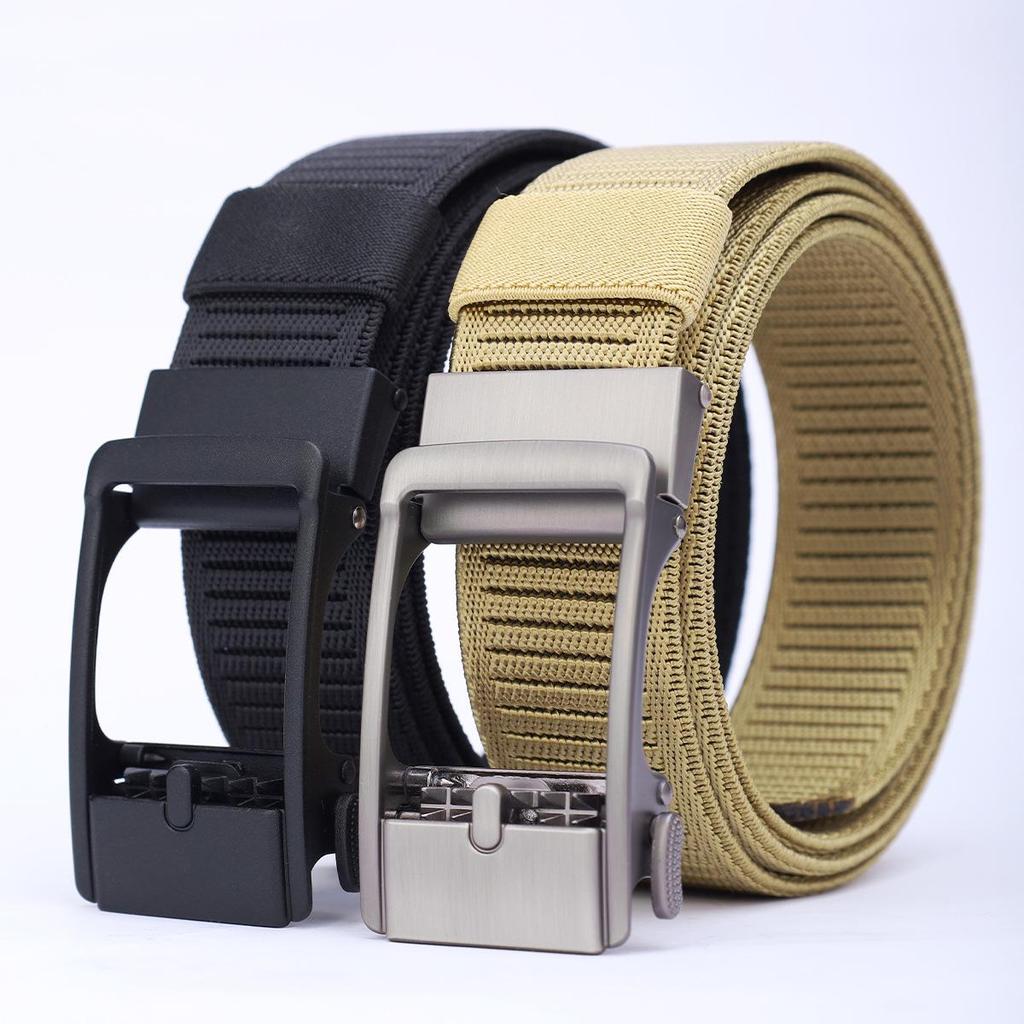 Men's Tactical Nylon Belt with High-Quality Alloy Buckle