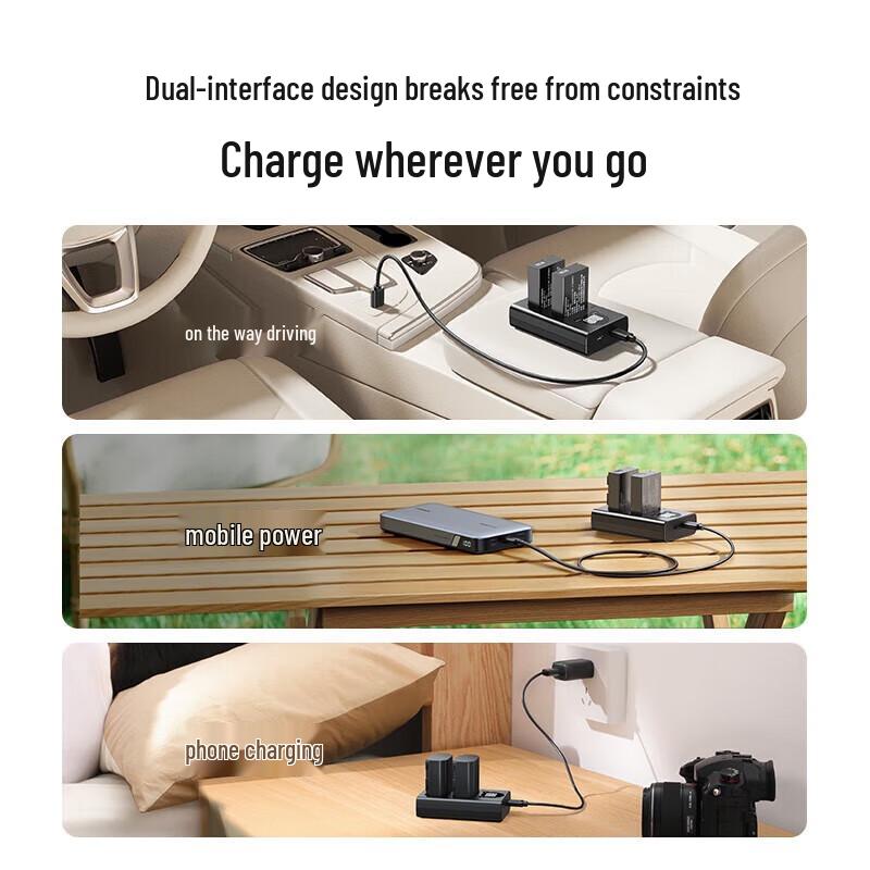 UGREEN LP-E17 Dual Port Camera Battery Charger