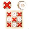 TAC TOE Board Game, Coffee Table Family Games, Blocks, for Children,