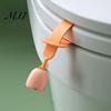 Non Slip Toilet Seat Handle Lid Lifter with Flower Handle, Silicone Easy Lifting Opener, Adjustable Anti-slip Gadget, No-touch for Bathroom Convenient