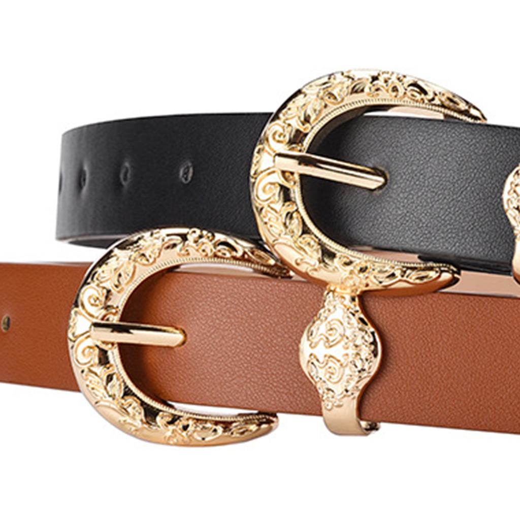 Skinny Belt Jean Waistband 2000s Y2K Style Vintage Buckle Waistband for Hip Hop Bands Player Country Girls