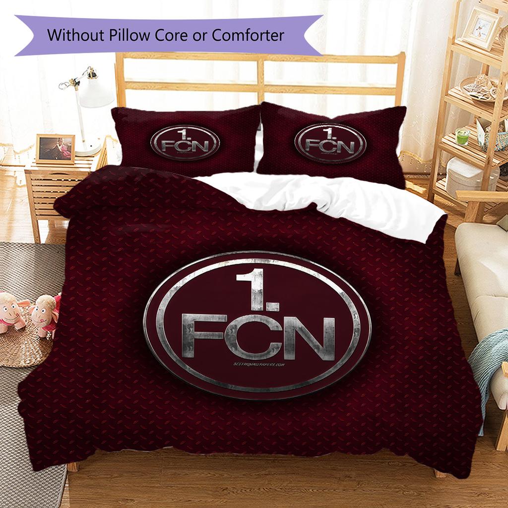 FCN log Bedding Quilt Set Quilt Cover Pillowcase Home Decoration Birthday Gift (1 * duvet cover + 2 * pillowcase, without core)