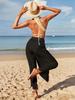 Chiffon Beach Cover-up: Versatile European & American Style Half Skirt for Sun Protection & Vacation