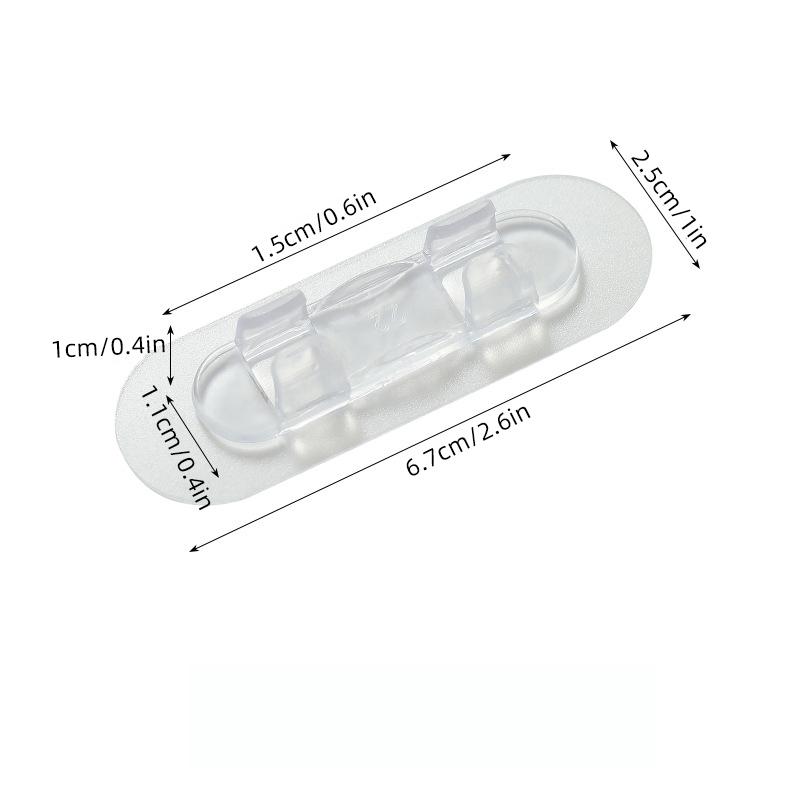 3Pcs Cable Organizer Clip Electric Wire Fixed Organization Desktop Wire Manager Cord Holder USB Charging Data Line Bobbin Winder