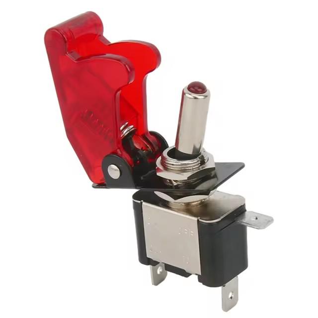 

ASW-07D Тумблер с подсветкой, 12 В с красным светодиодом противотуманной фары, 12 А для автомобильных модификаций