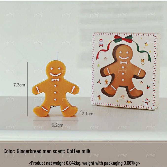 Gingerbread Man Scented Christmas Candle Souvenir