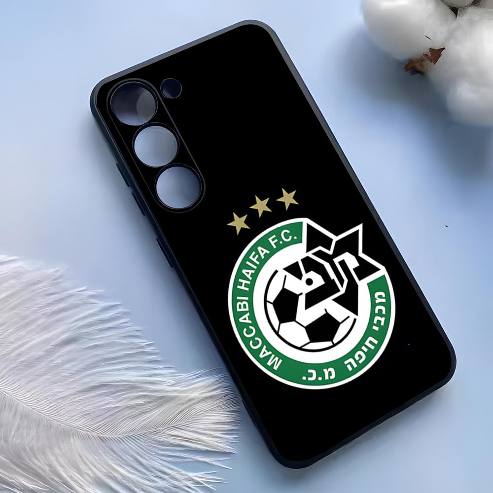 

H-HaifaS Flag MaccabiES Phone Case For Samsung S25 Ultra S24 S23 S22 S21 S20 Plus Fe Galaxy A54 A53 A34 A25 Silicone Cover Samsung Note20Ultra