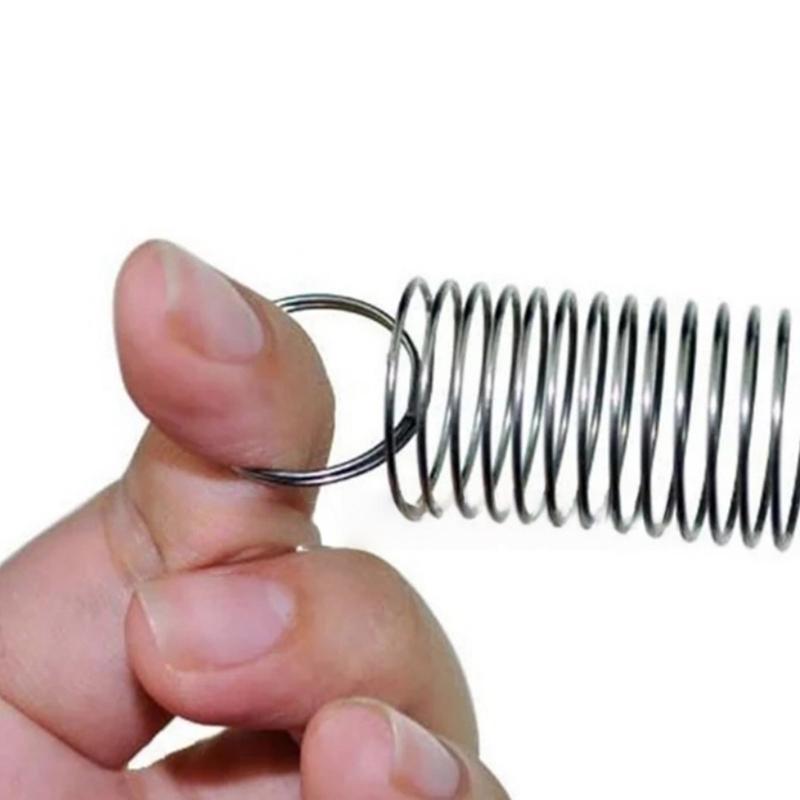 5Pcs Educational Springs for Mechanics Experiments Portable Metal Helical Springs Assorted Size for Environments Science