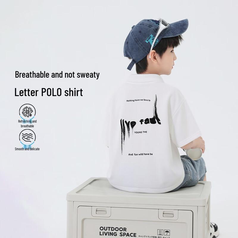 

Yoyo Fairy Tale Boys Summer Short-Sleeve Polo T-Shirt 120