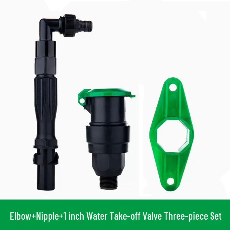 6-Point Lawn Water Valve with 1-Inch Connector for Quick Landscaping