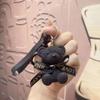 Teddy Resin Stylish Bear Keychain Fashionable Car Key Ring Ornament Cute Design