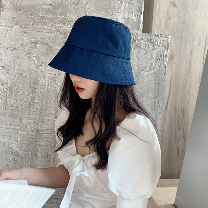 Chapeau seau chaud casquette de pêcheur chapeau d'hiver chapeau de soleil couleur unie