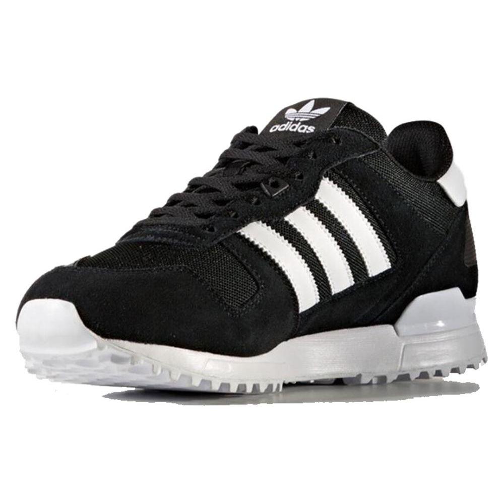 adidas Originals ZX 700 'Black White' Unisex Retro Running Sneakers BY9264