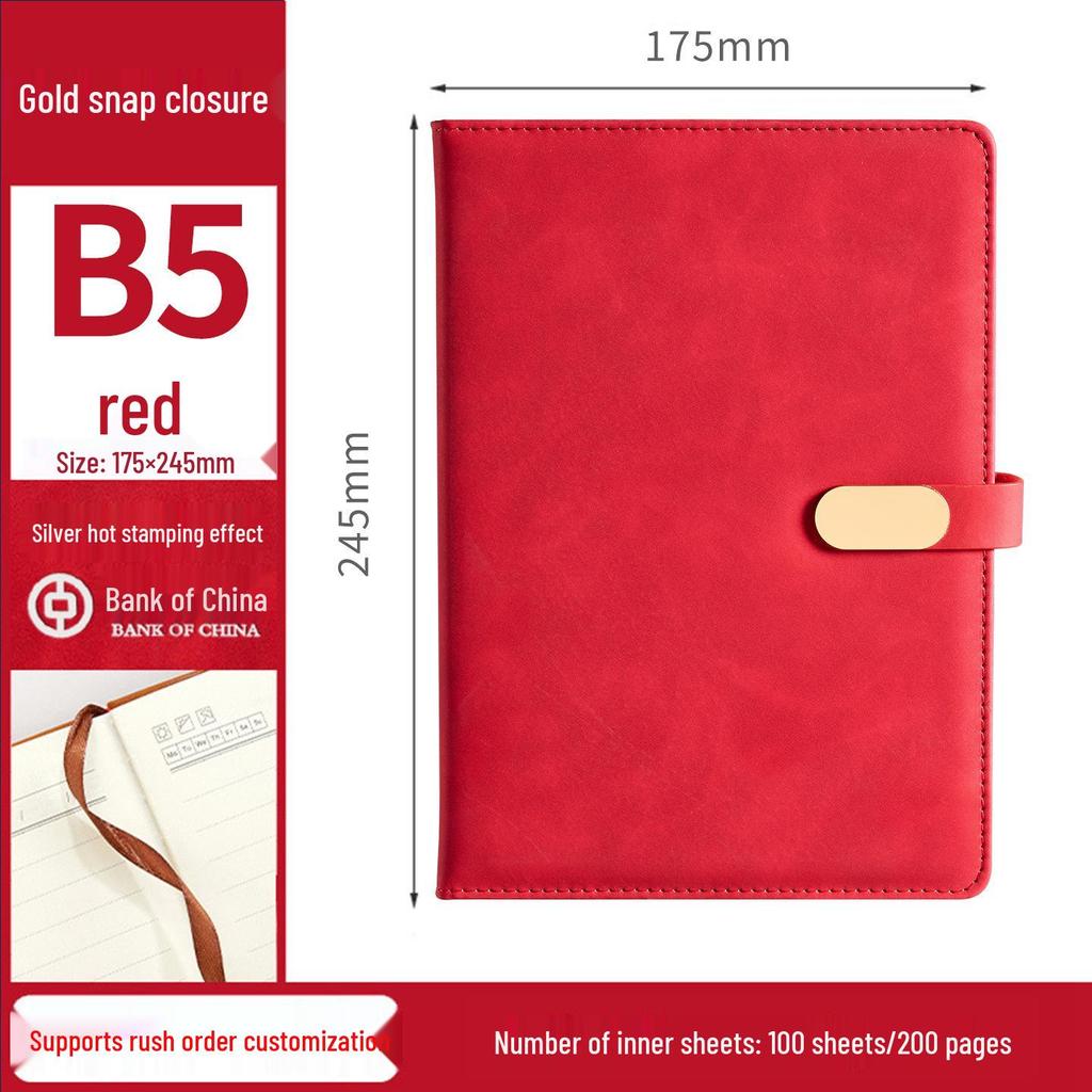 Personalized Magnetic Closure B5 & A5 Notebooks with Logo Printing