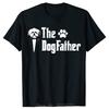 The Dogfather Shih Tzu Dog Dad Tshirt Fathers Day Gift Tshirt Unisex Oneck Tshirt Casual Short Sleeve Fashion Oversized T Shirt