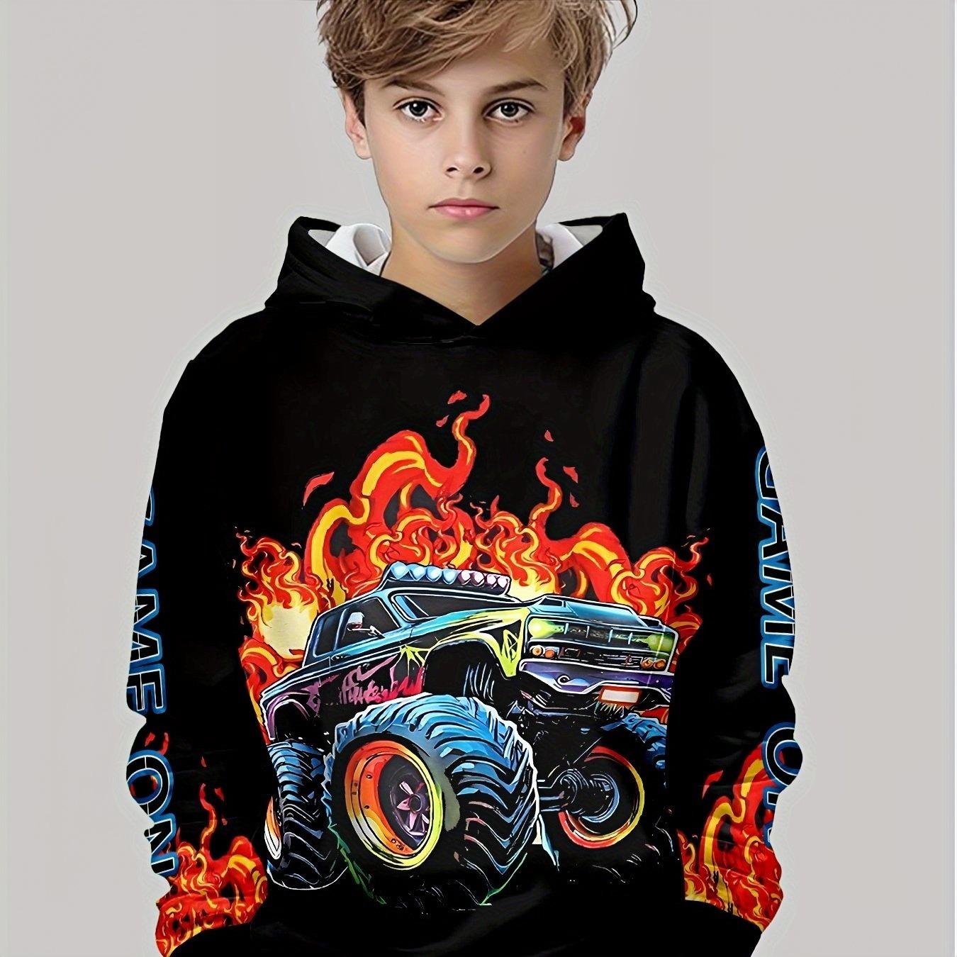 

Мужское модное худи с принтом, стильный и повседневный новый дизайн для мальчиков 13-14Y