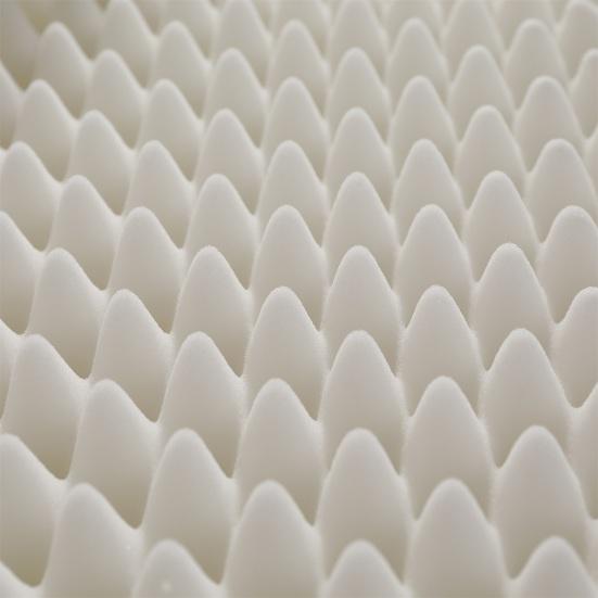 Foldable Mattress, Honeycomb Fabric, Ergonomic, Breathable And Durable, Compression Packaging, Multi-Purpose Mat, Hardness H3, 23D Sponge, White,