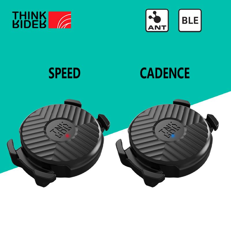 ThinkRider C5 Geschwindigkeits- und Trittfrequenzsensor Fahrradcomputer Tacho ANT+ BLE Rennrad MTB Kompatibel Für GARMIN Bryton