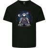 Meditierender Astronaut Yoga Weltraum Planeten Herren Leichtes Baumwoll-T-Shirt Herren Damen T-Shirts Oberteil