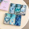 Blue Butterfly Ocean Waves Case For Samsung Galaxy Case S25 S23 S22 S21 S30 S20 S10 Ultra Plus FE TPU Soft Cover