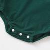 Fashion Suspender Rompers Set Embroidery Corduroy Christmas Costume Cartoon Jumpsuit Boys Girls