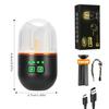 Powerful Mini LED Camping Light with Power Display Magnetic Hook Built-in Battery Lantern USB Rechargeable Tent Hanging Lamp