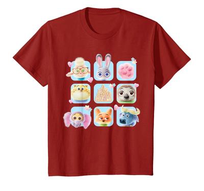 Disney Zootopia Niedliches Zuckerwatte-Freunde T-Shirt