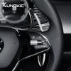 Para Skoda Octavia A8 MK4 Karoq Kodiaq RS VRS ENYAQ IV Cubierta de Palanca de Cambios en el Volante del Coche Adorno de ABS Accesorios para el Coche