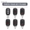 Abs Carbon Fiber Style Car Key Case Cover Hyundai Elantra Grandeur Accent Solaris Sonata Palisade Kona Creta I20 I30 Ix35 Ix25