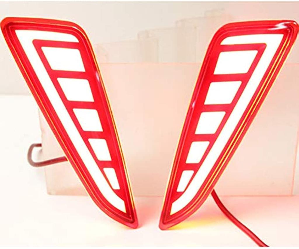 AL-mart Car LED Brake Lamp Rear Bumper Light Tail Lamp Reflector High Brightness LED