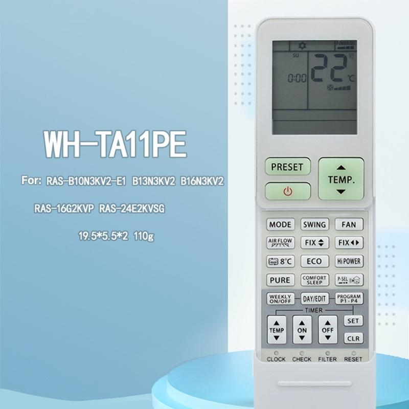 Air Conditioner Remote Control Replacement for RASB10N3KV2E1 B13N3KV2 Model Full Functionality Controller Wasy Use