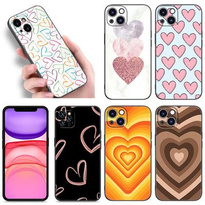 Herz Liebe Kaffee Telefon Fall Für iPhone Samsung Galaxy Redmi Xiaomi Oppo OnePlus Hinweis SA 7 8 9 10 11 12 13 14 20 21 22 23 53 54 Pro Max Plus Ultra