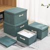 Cotton Linen Fabric Clothes Storage Box For Home Organization
