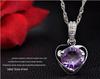 Korean Fashion Imitation Silver Zircon Pendant Necklace for Women