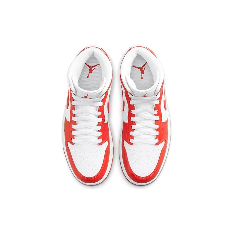 (WMNS) Air Jordan 1 Mid 'Habanero Red' Women's BQ6472-116