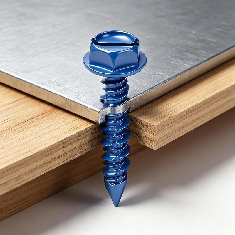 Self Drilling Concrete Screws Flat Head Screws Thread Pointed Cement Screws for Fixing Brick Walls Hardware Repair Fasteners