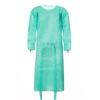 Disposable Apron Green With Cuff (24G Non-woven) 10 Pcs