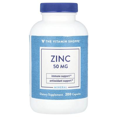 Zinc, 50Mg, 200 Capsules