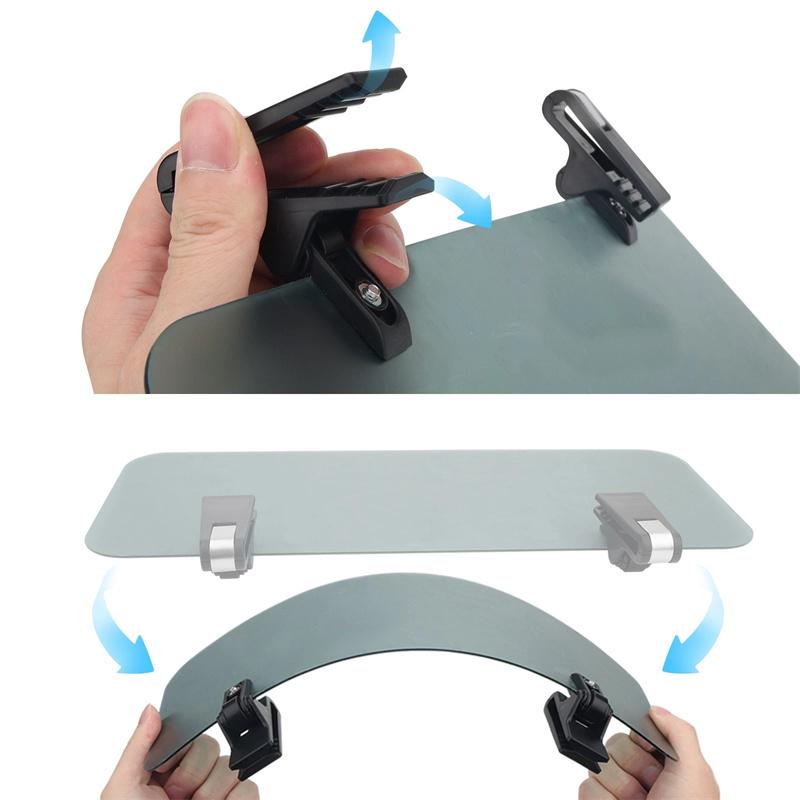 Car Visor Extender Windshield Sun Blocker Anti-Glare Weatherproof Sunvisor Extension Car 180-Degree Rotation Car Sun Blocker