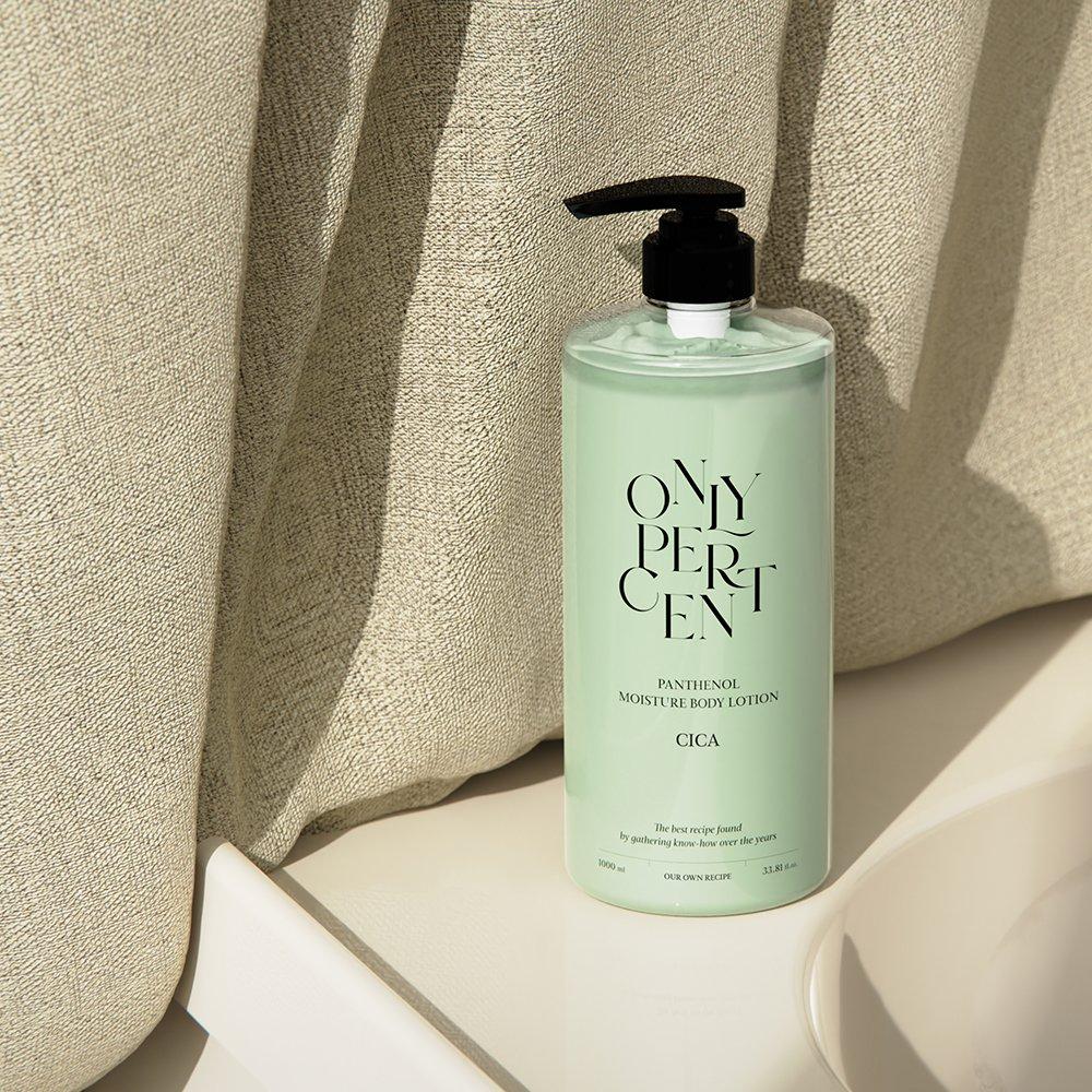 ONLY PERCENT Cica 50 Panthenol Moisture High Moisture Body Lotion Large Capacity 1000ml