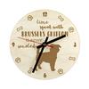 Griffon Bruxellois, Brussels Griffon - Clock with Dog, Wooden Clock with Engraving, Personalised Clock by